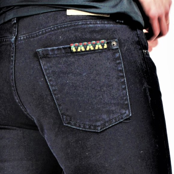 ❣️NWT Italian Designer Jeans  Takutea VAINE - Picture 4 of 10